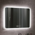 Oglinda baie, sistem iluminare LED, IP44, 100x70cm, D4221, Dezaburire, Touch, Ceas