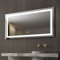 Oglinda baie, sistem iluminare LED, IP44, 100x70cm, D4227, Dezaburire, Touch