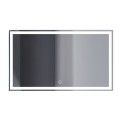 Oglinda baie, sistem iluminare LED, IP44, 100x70cm, D4227, Dezaburire, Touch