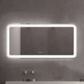 Oglinda baie, sistem iluminare LED, IP44, 100x70cm, D4230, Dezaburire, Touch, Ceas