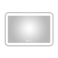 Oglinda baie, sistem iluminare LED, IP44, 100x70cm, D4230, Dezaburire, Touch, Ceas