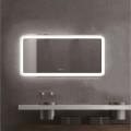 Oglinda baie, sistem iluminare LED, IP44, 100x70cm, D4230, Dezaburire, Touch, Ceas