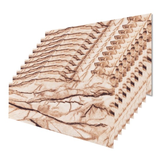 Set 10 panouri decorative, Autoadeziv, suprafata acoperita 1.8 m2, Naimeed D3498, 30x60 cm, Marmura Crem Set 10 panouri decorative, Autoadeziv, suprafata acoperita 1.8 m2, Naimeed D3498, 30x60 cm, Marmura Crem