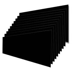 Set 10 panouri decorative, Autoadeziv, suprafata acoperita 1.8 m2, Naimeed D3508, 30x60 cm, Negru
