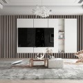 Set 6 Panouri riflaj acustic decorativ, MDF si pasla, Naimeed D7101, 270x30x1.8cm, Gri Set 6 Panouri riflaj acustic decorativ, MDF si pasla, Naimeed D7101, 270x30x1.8cm, Gri