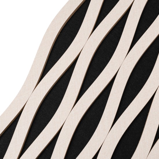Set 3 Panouri riflaj acustic decorativ, MDF si pasla, Naimeed D6241, 240x30x1.8cm, Stejar Set 3 Panouri riflaj acustic decorativ, MDF si pasla, Naimeed D6241, 240x30x1.8cm, Stejar