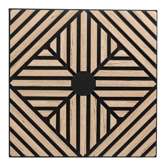Set 5 Panouri riflaje acustice decorative, MDF si pasla, Naimeed D6769, 60x60x1.8cm, Stejar inchis Set 5 Panouri riflaje acustice decorative, MDF si pasla, Naimeed D6769, 60x60x1.8cm, Stejar inchis