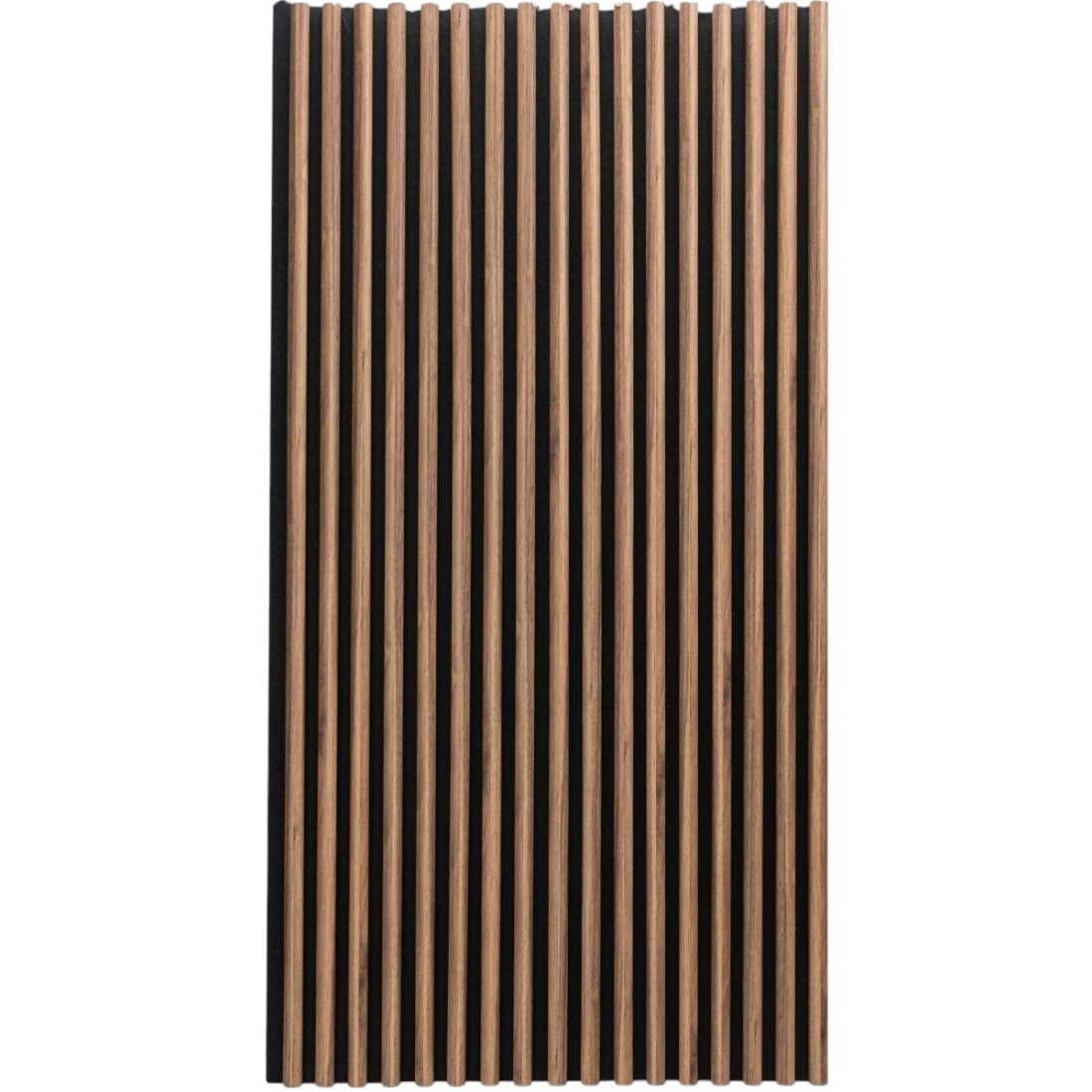 Set 4 Panouri riflaje acustice decorative, MDF si pasla, Naimeed D6781, 240x60x2.1cm, Stejar inchis [1]