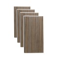 Set 4 Panouri riflaje acustice decorative, MDF si pasla, Naimeed D6782, 240x60x2.1cm, Stejar Set 4 Panouri riflaje acustice decorative, MDF si pasla, Naimeed D6782, 240x60x2.1cm, Stejar
