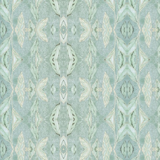 Set 6 panouri decorative autoadezive cu folie de aluminiu, efect marmura, suprafata acoperita 1.08 m², Naimeed D7115, 60x30 cm, Verde