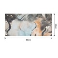 Set 6 panouri decorative autoadezive cu folie de aluminiu, efect marmura,  suprafata acoperita 1.08 m², Naimeed D7116, 60x30 cm, Multicolor