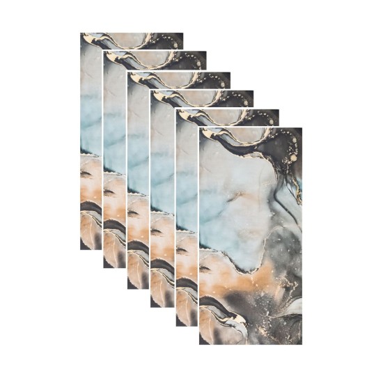 Set 6 panouri decorative autoadezive cu folie de aluminiu, efect marmura, suprafata acoperita 1.08 m², Naimeed D7116, 60x30 cm, Multicolor Set 6 panouri decorative autoadezive cu folie de aluminiu, efect marmura, suprafata acoperita 1.08 m², Naimeed D7116, 60x30 cm, Multicolor