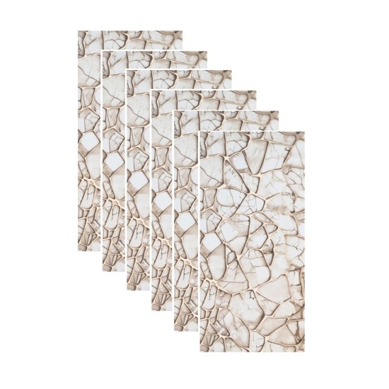 Set 6 panouri decorative autoadezive cu folie de aluminiu, efect marmura, suprafata acoperita 1.08 m², Naimeed D7120, 60x30 cm, Bej Set 6 panouri decorative autoadezive cu folie de aluminiu, efect marmura, suprafata acoperita 1.08 m², Naimeed D7120, 60x30 cm, Bej