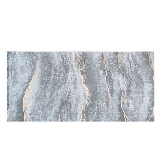 Set 6 panouri decorative autoadezive cu folie de aluminiu, efect marmura, suprafata acoperita 1.08 m², Naimeed D7126, 60x30 cm, Gri inchis Set 6 panouri decorative autoadezive cu folie de aluminiu, efect marmura, suprafata acoperita 1.08 m², Naimeed D7126, 60x30 cm, Gri inchis