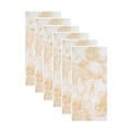 Set 6 panouri decorative autoadezive cu folie de aluminiu, efect marmura, suprafata acoperita 1.08 m², Naimeed D7131, 60x30 cm, Crem Set 6 panouri decorative autoadezive cu folie de aluminiu, efect marmura, suprafata acoperita 1.08 m², Naimeed D7131, 60x30 cm, Crem