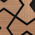 Set 5 Panouri riflaje acustice decorative, HDF si pasla, Naimeed D6753, 85x48x1.8cm, Stejar Inchis Set 5 Panouri riflaje acustice decorative, HDF si pasla, Naimeed D6753, 85x48x1.8cm, Stejar Inchis