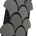 Set 5 Panouri riflaje acustice decorative, HDF si pasla, Naimeed D6762, 60x40x1.8cm, Gri Set 5 Panouri riflaje acustice decorative, HDF si pasla, Naimeed D6762, 60x40x1.8cm, Gri