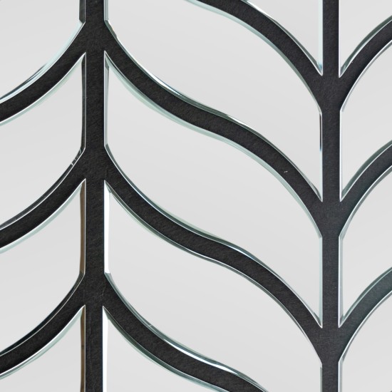 Panou riflaj acustic decorativ, Oglinda si pasla, Naimeed D6777, 90x80x1.2cm, Gri Panou riflaj acustic decorativ, Oglinda si pasla, Naimeed D6777, 90x80x1.2cm, Gri