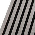 Set 6 Panouri riflaj acustic decorativ, MDF si pasla, Naimeed D7101, 270x30x1.8cm, Gri Set 6 Panouri riflaj acustic decorativ, MDF si pasla, Naimeed D7101, 270x30x1.8cm, Gri