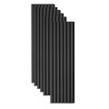 Set 6 Panouri riflaj acustic decorativ, MDF si pasla, Naimeed D7103, 270x30x1.8cm, Gri inchis Set 6 Panouri riflaj acustic decorativ, MDF si pasla, Naimeed D7103, 270x30x1.8cm, Gri inchis