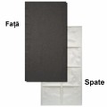 Set 4 x Panou Decorativ 3D, Naimeed D5741, ultrausor, design elegant, PU, 120 x 60 x 3 cm, Negru