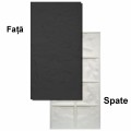 Set 4 x Panou Decorativ 3D, Naimeed D5746, ultrausor, design elegant, PU, 120 x 60 x 3 cm, Negru