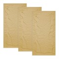 Set 3 x Panou Decorativ 3D, Naimeed D5754, ultrausor, design elegant, PU, 120 x 60 x 5 cm, Crem Set 3 x Panou Decorativ 3D, Naimeed D5754, ultrausor, design elegant, PU, 120 x 60 x 5 cm, Crem