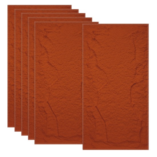 Set 6 x Panou Decorativ 3D, Naimeed D5755, ultrausor, design elegant, PU, 120 x 60 x 5 cm, Rosu Set 6 x Panou Decorativ 3D, Naimeed D5755, ultrausor, design elegant, PU, 120 x 60 x 5 cm, Rosu