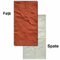 Set 2 x Panou Decorativ 3D, Naimeed D5762, ultrausor, design realist, PU, 120 x 60 x 6 cm, Rosu