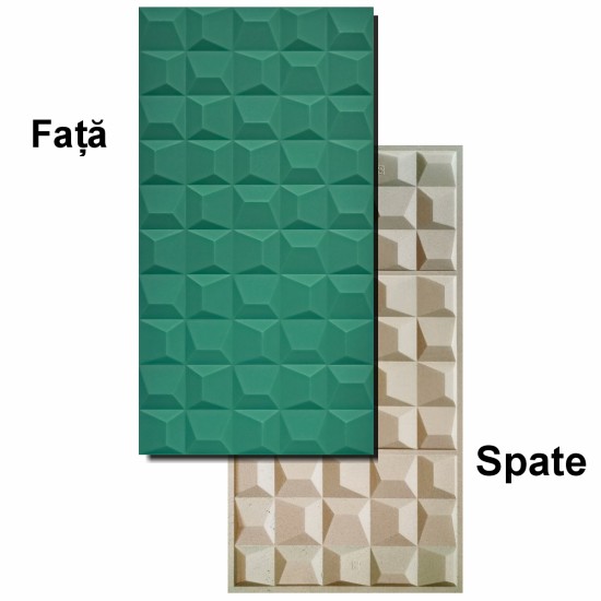 Set 5 x Panou Decorativ 3D, Naimeed D5772, ultrausor, design elegant, PU, 120 x 60 x 2.5 cm, Turcoaz Set 5 x Panou Decorativ 3D, Naimeed D5772, ultrausor, design elegant, PU, 120 x 60 x 2.5 cm, Turcoaz