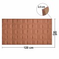 Set 5 x Panou Decorativ 3D, Naimeed D5773, ultrausor, design elegant, PU, 120 x 60 x 2.5 cm, Caramiziu inchis Set 5 x Panou Decorativ 3D, Naimeed D5773, ultrausor, design elegant, PU, 120 x 60 x 2.5 cm, Caramiziu inchis