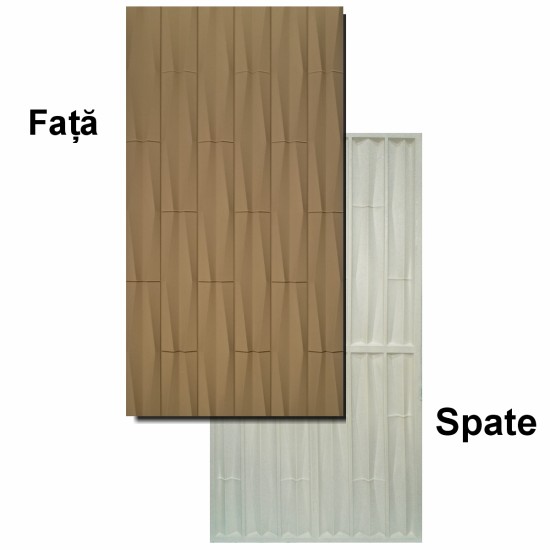 Set 5 x Panou Decorativ 3D, Naimeed D5774, ultrausor, design elegant, PU, 120 x 60 x 2.5 cm, Maro Set 5 x Panou Decorativ 3D, Naimeed D5774, ultrausor, design elegant, PU, 120 x 60 x 2.5 cm, Maro