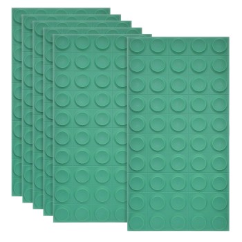 Set 6 x Panou Decorativ 3D, Naimeed D5780, ultrausor, design elegant, PU, 120 x 60 x 2.5 cm, Turcoaz