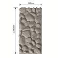 Panou decorativ 3D, efect piatră naturală, ultraușor, Naimeed D7575, pentru interior și exterior, 120x60x5.7cm, Gri