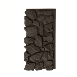 Panou decorativ 3D, efect piatră naturală, ultraușor, Naimeed D7601, pentru interior și exterior, 120x60x6cm, Negru