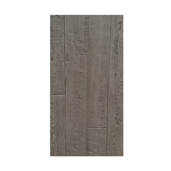 Panou decorativ 3D, imitatie lemn, ultraușor, Naimeed D7606, pentru interior și exterior, 120x60x1cm, Maro