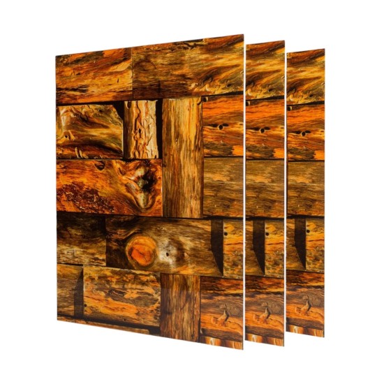 Set 3 panouri Highlight UV, Naimeed D6518, ultrarezistent, flexibil, ignifug, 122x92cm, 2.8mm grosime, tehnologie moderna, rezistent la umezeala