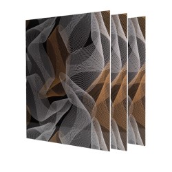 Set 3 panouri Highlight UV, Naimeed D6521, ultrarezistent, flexibil, ignifug, 122x92cm, 2.8mm grosime, tehnologie moderna, rezistent la umezeala