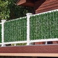 Plasa gard, frunze artificiale, Naimeed D7219, paravan pentru balcon, terasa si gard, 100x300 cm, Verde Plasa gard, frunze artificiale, Naimeed D7219, paravan pentru balcon, terasa si gard, 100x300 cm, Verde