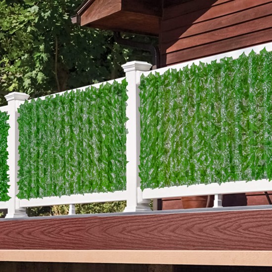 Plasa gard, frunze artificiale, Naimeed D4960, Iedera, paravan pentru balcon, terasa si gard, Verde Deschis Plasa gard, frunze artificiale, Naimeed D4960, Iedera, paravan pentru balcon, terasa si gard, Verde Deschis
