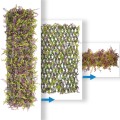 Paravan verde artificial, extensibil, Naimeed D5573, Verde/Maro Paravan verde artificial, extensibil, Naimeed D5573, Verde/Maro