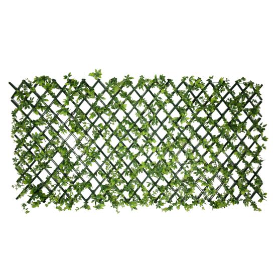 Paravan verde artificial, extensibil, Naimeed D5574, Verde