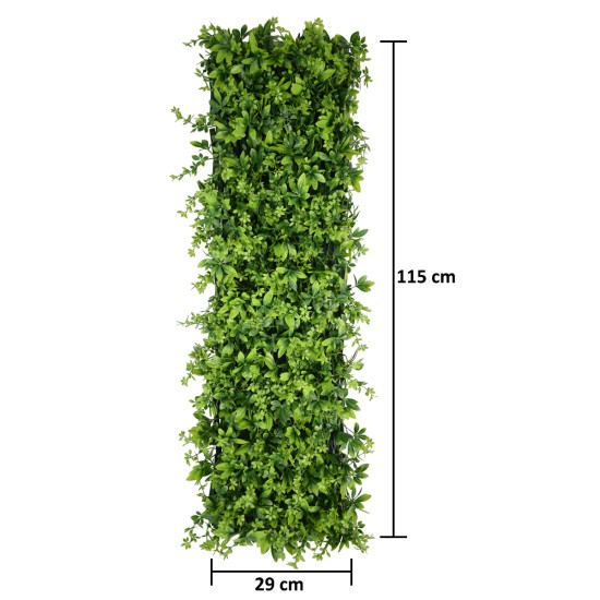 Paravan verde artificial, extensibil, Naimeed D5574, Verde