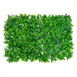 Panou din plante artificiale, cu frunze, Naimeed D5900, Verde, 600x400mm