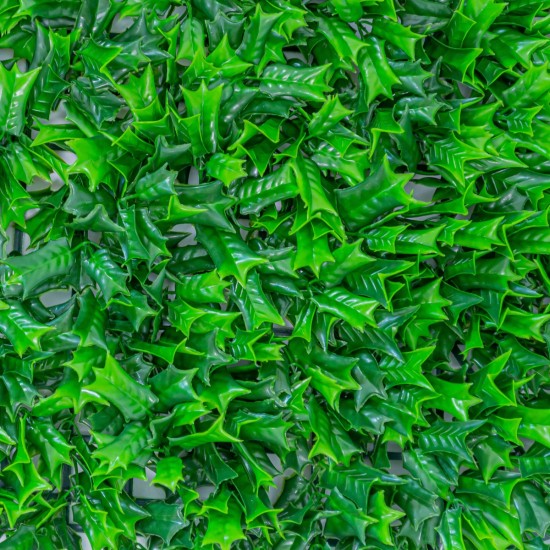 Panou din plante artificiale, cu frunze, Naimeed D5900, Verde, 600x400mm Panou din plante artificiale, cu frunze, Naimeed D5900, Verde, 600x400mm