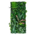 Panou din plante artificiale, cu frunze, Naimeed D7200, Verde, 50x100cm