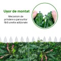 Panou din plante artificiale, cu frunze, Naimeed D7200, Verde, 50x100cm