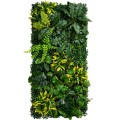 Panou din plante artificiale, cu frunze, Naimeed D7205, Verde, 50x100cm