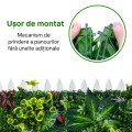 Panou din plante artificiale, cu frunze, Naimeed D7212, Verde, 50X50 cm Panou din plante artificiale, cu frunze, Naimeed D7212, Verde, 50X50 cm