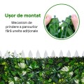 Panou din plante artificiale, cu frunze, Naimeed D7216, Verde, 50X50 cm Panou din plante artificiale, cu frunze, Naimeed D7216, Verde, 50X50 cm
